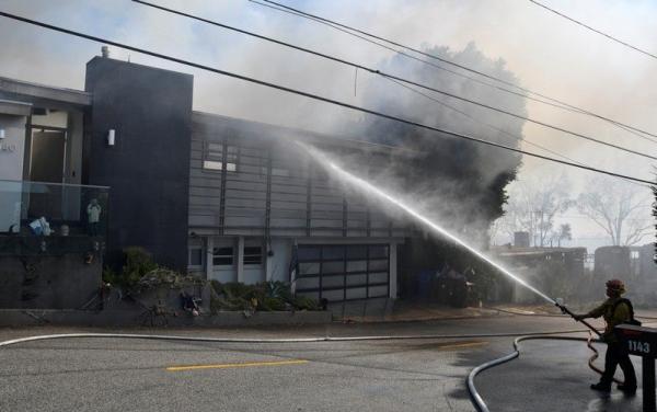 سوختن خانه‌ی سلبریتی‌ها در آتش کالیفرنیا,اخبار حوادث,خبرهای حوادث,حوادث امروز