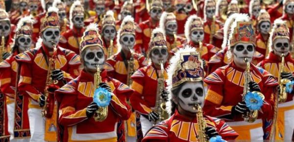 جشنواره رنگارنگ مردگان در مکزیک,اخبار جالب,خبرهای جالب,خواندنی ها و دیدنی ها