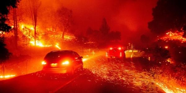 آتش‌سوزی کالیفرنیا,اخبار علمی,خبرهای علمی,نجوم و فضا