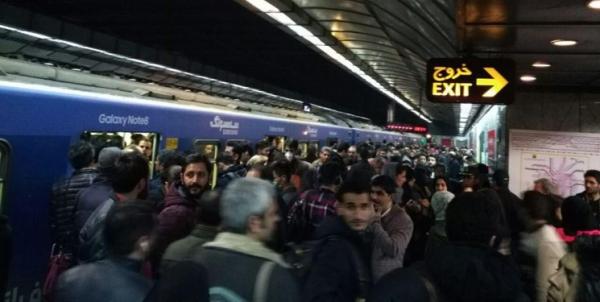 اختلال در خط 2 مترو تهران,اخبار اجتماعی,خبرهای اجتماعی,شهر و روستا