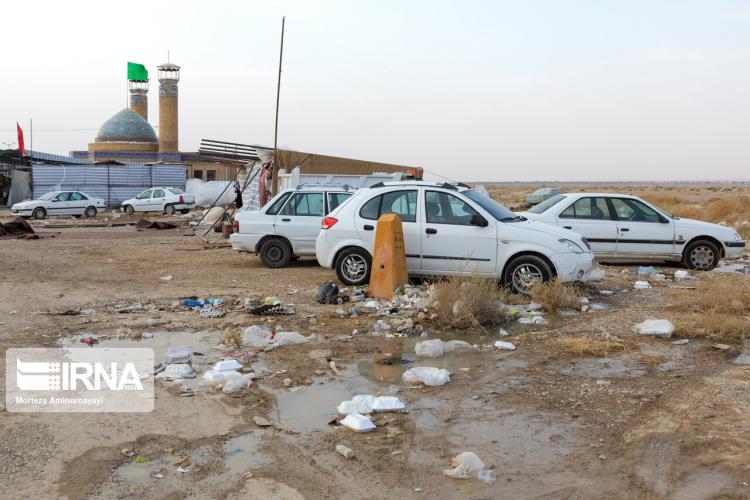 تصاویر انباشت زباله در مهران,عکس های انباشت زباله در مهران,تصاویر مرز بین‌المللی مهران