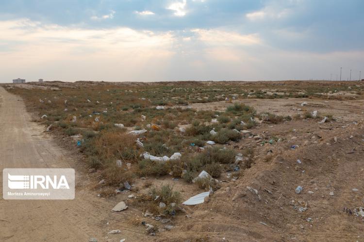 تصاویر انباشت زباله در مهران,عکس های انباشت زباله در مهران,تصاویر مرز بین‌المللی مهران