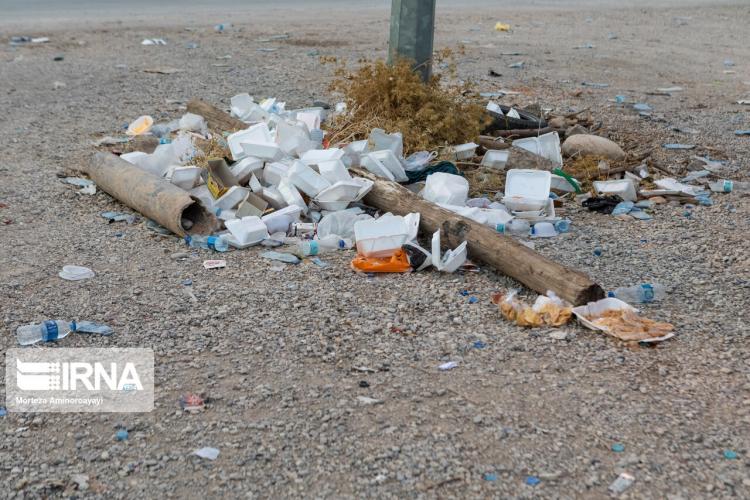 تصاویر انباشت زباله در مهران,عکس های انباشت زباله در مهران,تصاویر مرز بین‌المللی مهران