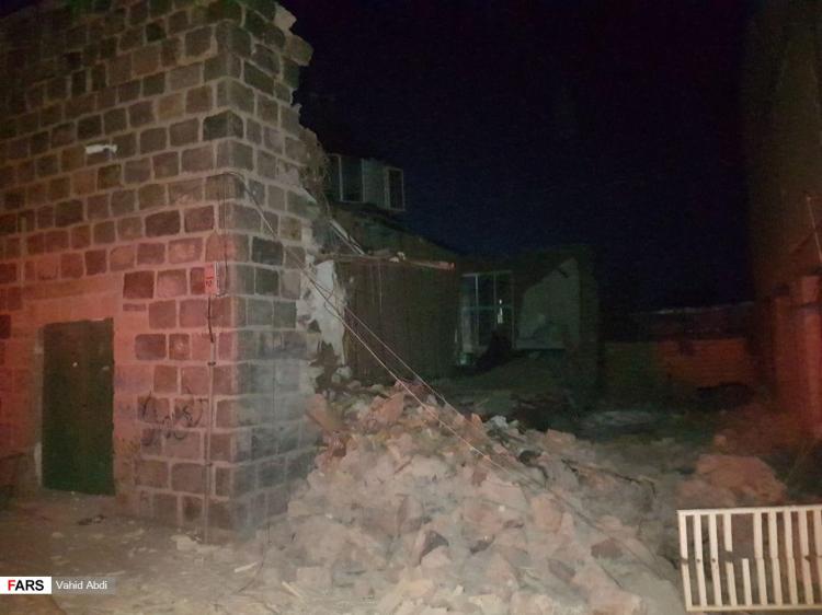 تصاویر زلزله میانه,عکس های وقوع زلزله در میانه,عکس های زلزله در میانه آذربایجان شرقی
