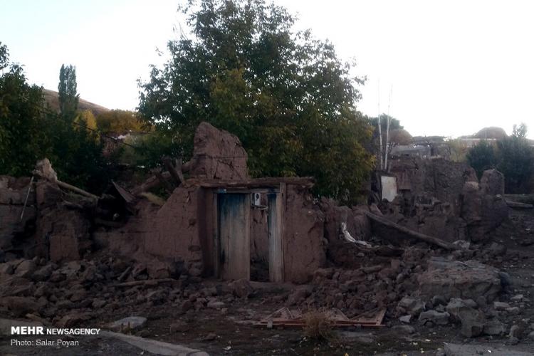 تصاویر زلزله میانه,عکس های وقوع زلزله در میانه,عکس های زلزله در میانه آذربایجان شرقی