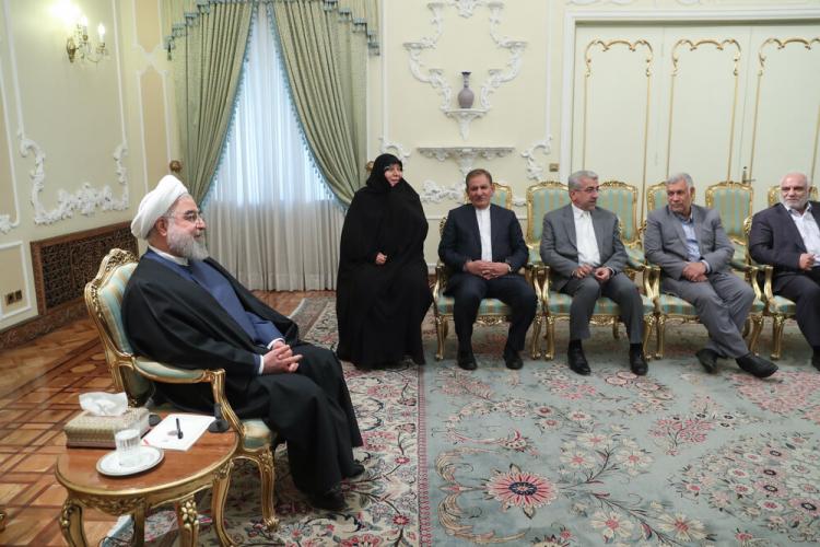 تصاویر دیدار اعضای هیئت دولت و حسن روحانی,عکس های دیدار اعضای هیئت دولت و حسن روحانی,تصاویر حسن روحانی