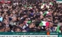 فیلم/ اخلال در سخنرانی رئیس جمهور در یزد و شعار اعتراضی مردم