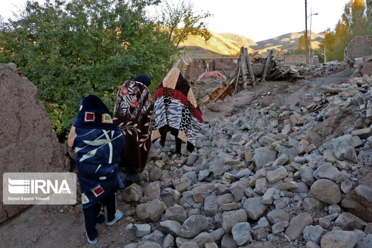 تصاویر خسارات زلزله در روستا های ورزقان و ورنکش,عکس های زلزله در ورزقان,تصاویر زلزله در ورنکش