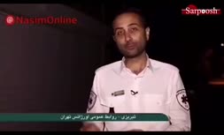 فیلم/ روایت شاهدان ماجرای مرگ بخاطر پنجر کردن آمبولانس