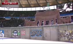 فیلم/ حرکت جالب در بوندسلیگا به مناسبت فروریختن دیوار برلین