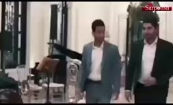 فیلم/ جشن نامزدی سیامک نعمتی با حضور بازیکنان پرسپولیس