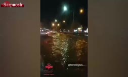 فیلم/ جاری شدن سیل در تربت‌جام (خراسان رضوی)