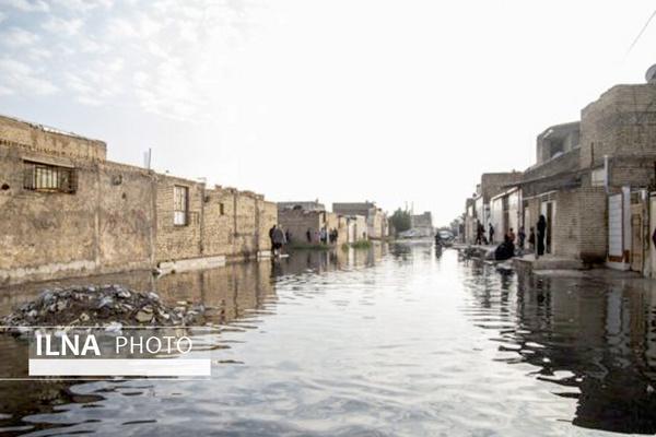 سرریز آب‌های جاری در کوت‌عبدالله,اخبار اجتماعی,خبرهای اجتماعی,شهر و روستا