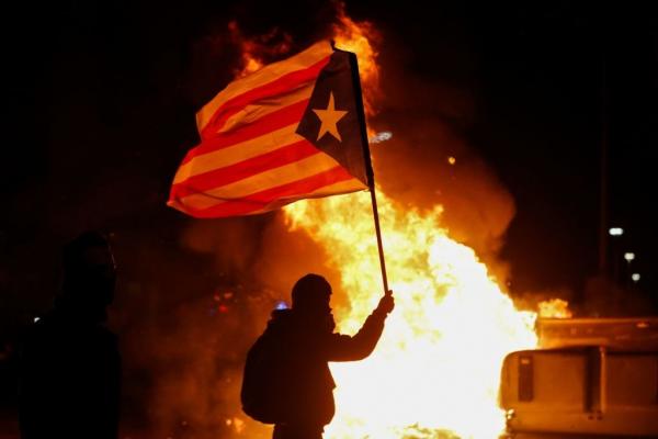 اعتراضات در بارسلونا,اخبار سیاسی,خبرهای سیاسی,اخبار بین الملل