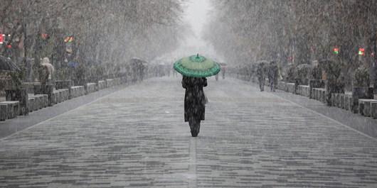 بارش برف و باران در اصفهان,اخبار اجتماعی,خبرهای اجتماعی,وضعیت ترافیک و آب و هوا