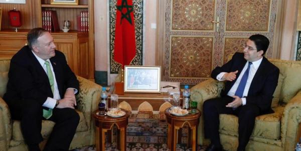 مایک پومپئو و وزیر امور خارجه مراکش,اخبار سیاسی,خبرهای سیاسی,سیاست خارجی