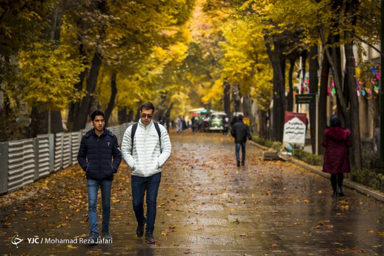 تصاویر پاییز در چهارباغ اصفهان,عکس های دیدنی از اصفهان,تصاویر خیابان های اصفهان