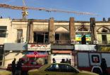 آتش سوزی در ضلع شرقی پلاسکوی قدیم,اخبار حوادث,خبرهای حوادث,حوادث امروز