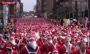 فیلم/ مسابقه دو با لباس بابانوئل‌ در شهر گلاسکو