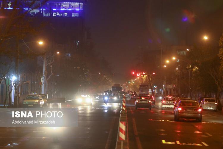 عکس پل طبیعت تهران در شب