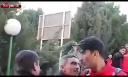 فیلم/ توهین علیرضا بیرانوند به هوادارانش: عین کلاغید همتون!