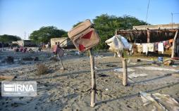 تصاویر سیلاب بلوچستان,عکس های روستاهای گرفتار در سیلاب بلوچستان,تصاویر مناطق سیل زده در بلوچستان