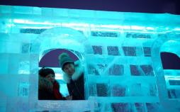 تصاویر جشنواره مجسمه‌های یخی و برفی,عکس های جشنواره مجسمه‌های یخی و برفی,تصاویر جشنواره مجسمه‌های یخی در هاربین چین