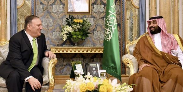 ولی‌عهد سعودی و وزیر خارجه آمریکا,اخبار سیاسی,خبرهای سیاسی,خاورمیانه