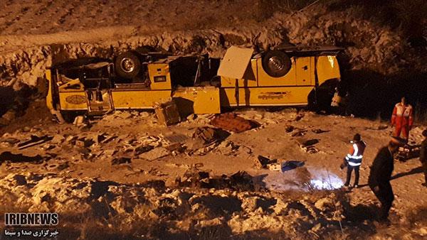 حادثه سقوط اتوبوس در زنجان,اخبار حوادث,خبرهای حوادث,حوادث