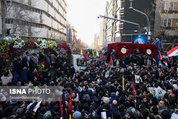 مراسم وداع با قاسم سلیمانی در تهران,اخبار سیاسی,خبرهای سیاسی,دفاع و امنیت