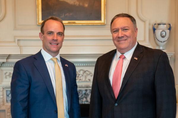 مایک پمپئو و دومنیک راب,اخبار سیاسی,خبرهای سیاسی,سیاست خارجی