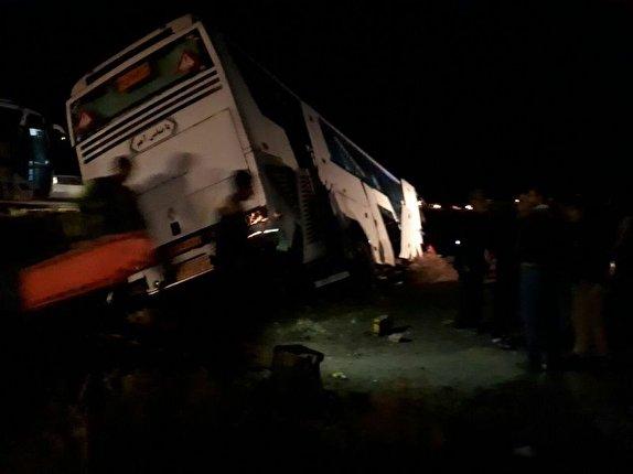 واژگونی اتوبوس در جاده بردسیر کرمان,اخبار حوادث,خبرهای حوادث,حوادث