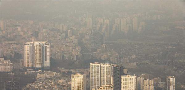 غبار محلی در آسمان تهران,اخبار اجتماعی,خبرهای اجتماعی,وضعیت ترافیک و آب و هوا