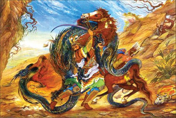 دیدار رستم دستان و یعقوب لیث دیدار رستم دستان و یعقوب لیث,اخبار فرهنگی,خبرهای فرهنگی,کتاب و ادبیات