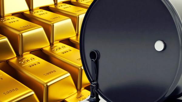 کاهش قیمت طلا و نفت