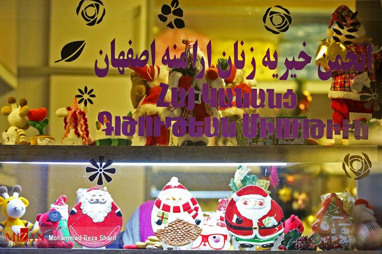 تصاویر حال و هوای کریسمس در اصفهان,عکس های خیابان جلفا اصفهان,تصاویر ارامنه اصفهان
