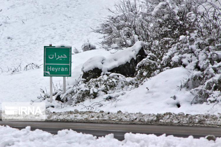 تصاویر بارش برف در گردنه حیران,عکس های بارش برف در گردنه حیران,تصاویر گردنه حیران در استان گیلان