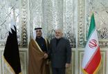 دیدار ظریف و وزیر خارجه قطر,اخبار سیاسی,خبرهای سیاسی,سیاست خارجی