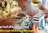 قیمت دلار و سکه در 19 دی
