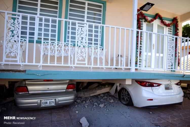 تصاویر خسارات زلزله در پورتوریکو,عکس های خسارات زلزله در پورتوریکو,تصاویر زمین لرزه در پورتوریکو