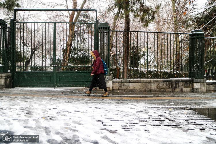 تصاویر بارش برف در تهران,عکس های بارش برف در تهران,تصاویر برف تهران در 29 دی ماه 98