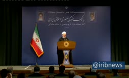 فیلم/ روحانی: شلیک یک گلوله می‌تواند آتش جنگ را روشن کند