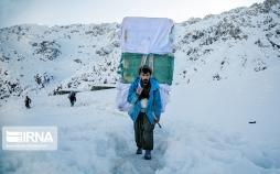 تصاویر کولبری در زمستان,عکس های کولبری در زمستان,تصاویر کولبران جوان