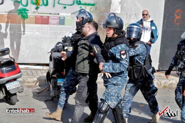 درگیری نیروهای امنیتی لبنان با معترضان,اخبار سیاسی,خبرهای سیاسی,خاورمیانه