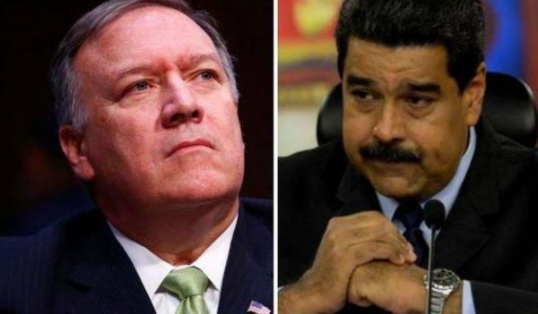 مایک پمپئو و نیکلاس مادورو,اخبار سیاسی,خبرهای سیاسی,اخبار بین الملل