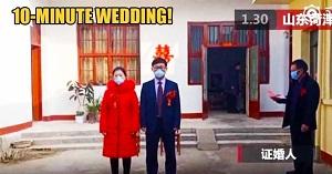 اقدام پزشک چینی در مراسم ازدواجش,اخبار جالب,خبرهای جالب,خواندنی ها و دیدنی ها