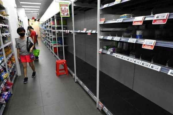 حمله مردم به فروشگاه‌ها در سنگاپور,اخبار پزشکی,خبرهای پزشکی,بهداشت