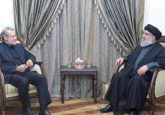 دیدار علی لاریجانی و سید حسن نصرالله,اخبار سیاسی,خبرهای سیاسی,سیاست خارجی