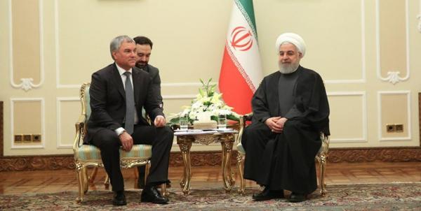 حسن روحانی و رئیس دومای دولتی,اخبار سیاسی,خبرهای سیاسی,سیاست خارجی