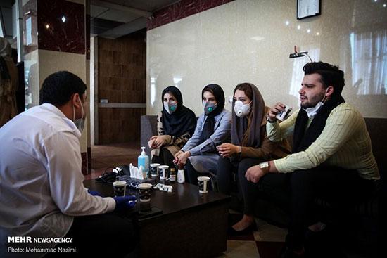 تصاویر دانشجویان ایرانیِ مقیم چین در قرنطینه,عکس های دانشجویان ایرانی در قرنطینه,تصاویر پزشکی